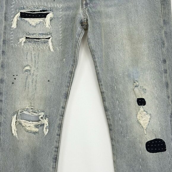 Levi’s 501 NWT Men’s 150 Anniversary Jeans Button Fly Straight Leg Size 32x32 - Picture 13 of 16